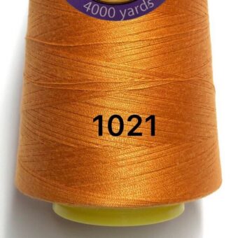 Нитки для шиття оранжеві №1021 поліестер 40/2 фото