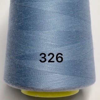 Блакитні нитки поліестр №326 фото