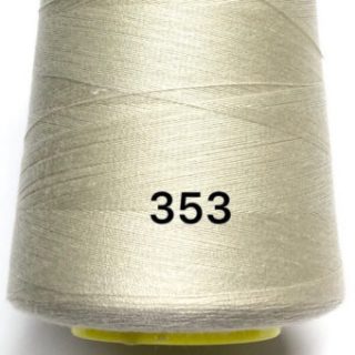 Нитки для шиття бежеві №353 поліестер 40/2 фото