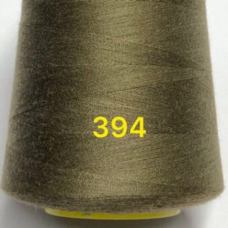Нитки для шиття хакі №394 поліестер 40/2 фото