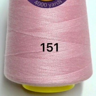 Нитки для шиття рожеві №151 поліестер 40/2 фото