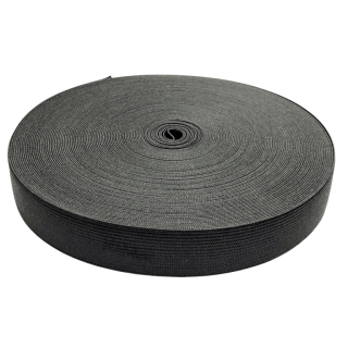 Чорна резинка широка для шиття одягу 2.5 см фото