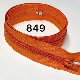 Молнія в куртку колір помаранчевий фото