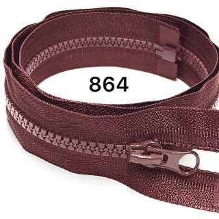 Тракторна блискавка тип 5 колір бордо фото