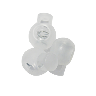 Фіксатор затиск у формі кульки прозорий фото