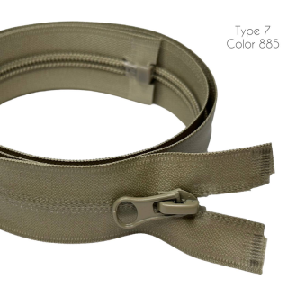 Молнія застібка для куртки кольору койот фото