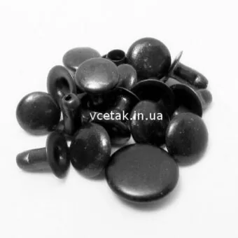 Заклепки для шкіри чорного кольору фото